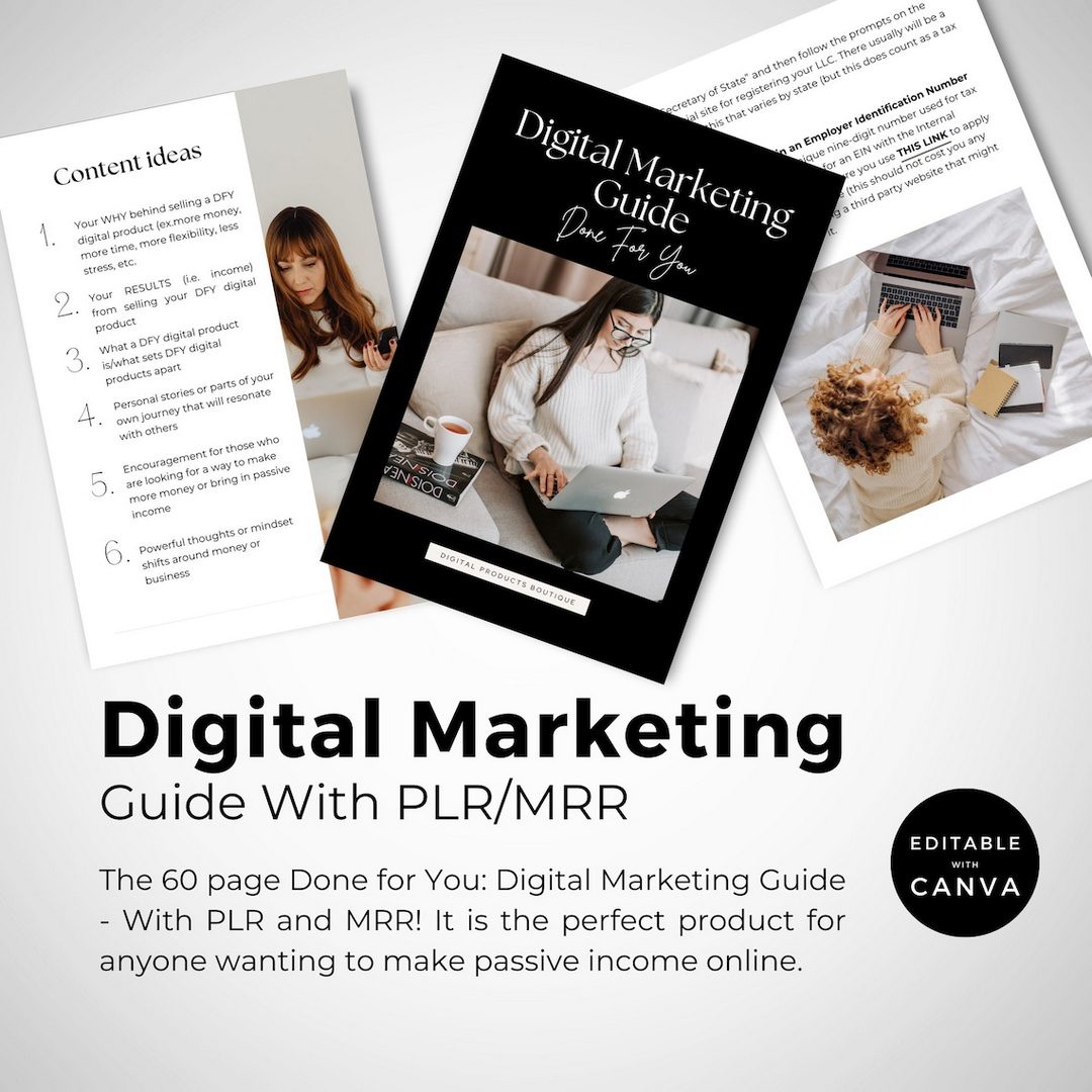 Done for You Digital Marketing Guide with MRR/PLR - Ultimate Coaching Kit