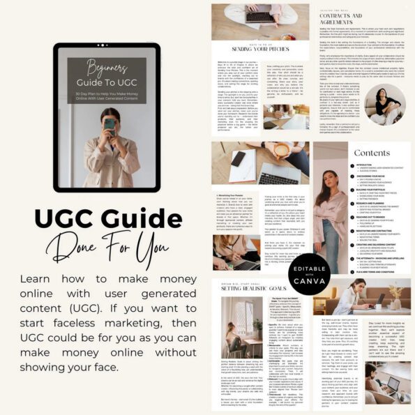 done for you beginners ugc guide 3