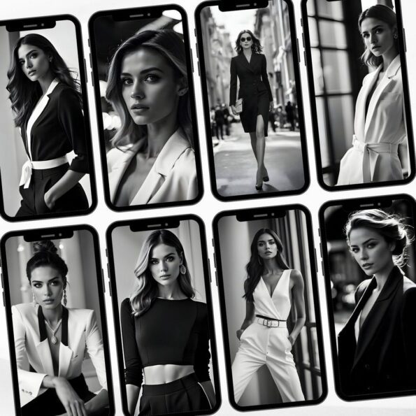 luxe black white stock photos 4