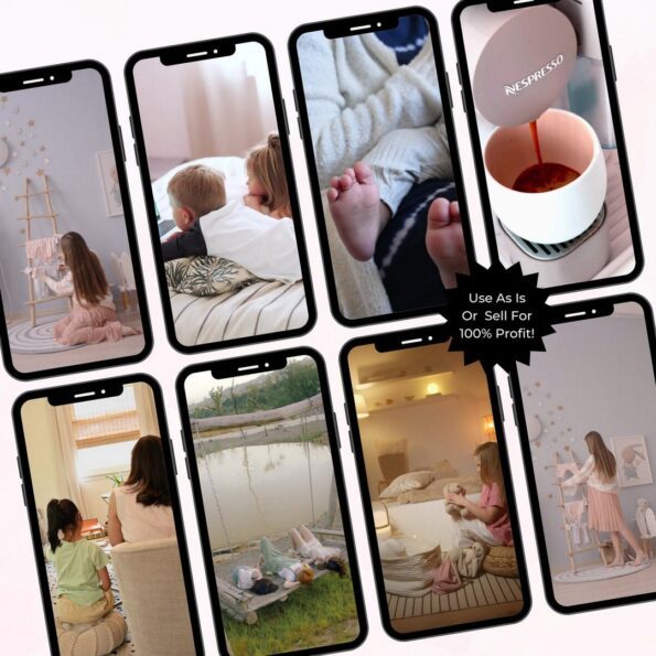 mom life faceless reels templates 5