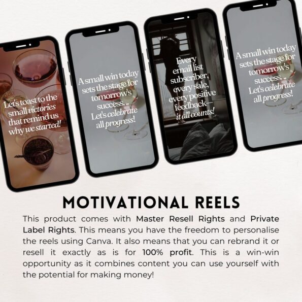 motivational faceless reels templates 3