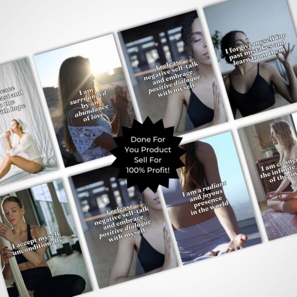 self love faceless reels templates 5