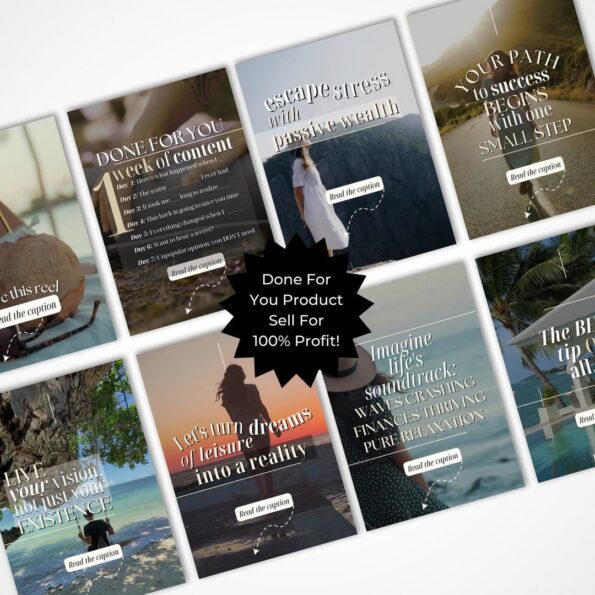 vacation faceless reels templates 5