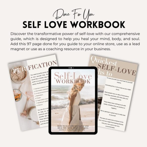 done for you self love workbook 3