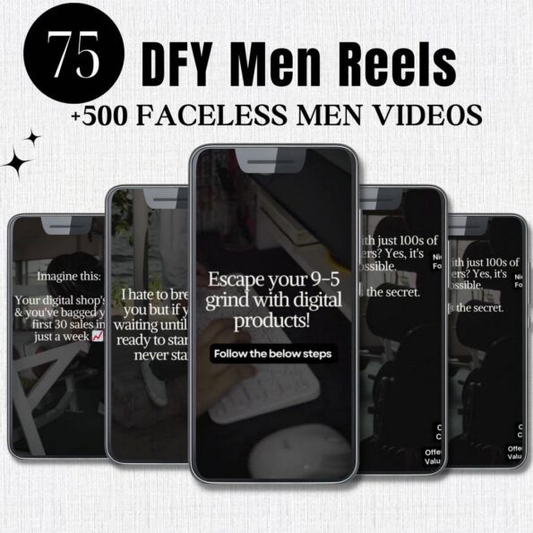 done for you faceless reels templates bundle 10