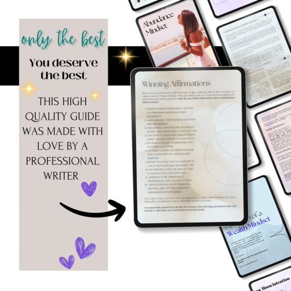 done for you abundance mindset guide 4