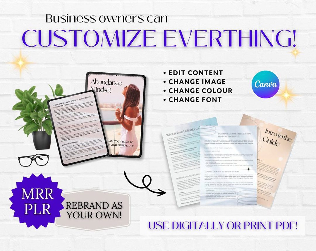 Done for You Abundance Mindset Guide with MRR/PLR - Ultimate Coaching Kit