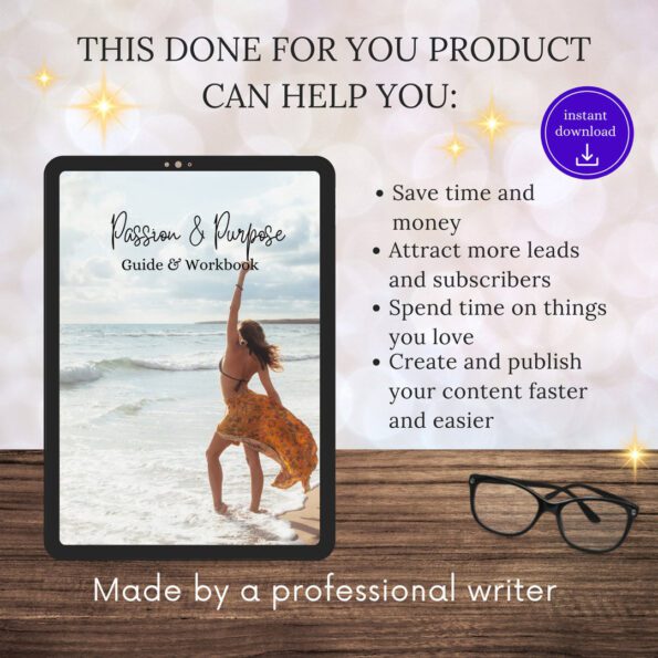 done for you finding your purpose guide 5