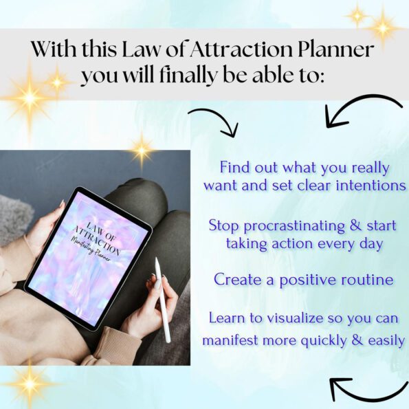 done for you manifesting planner 3