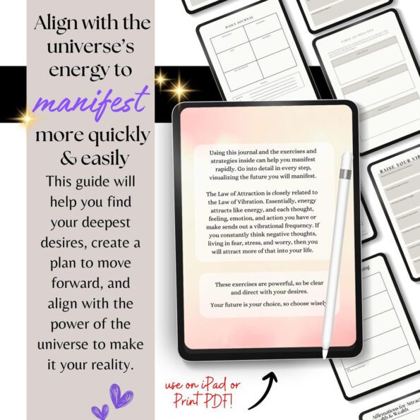 done for you manifesting planner 4