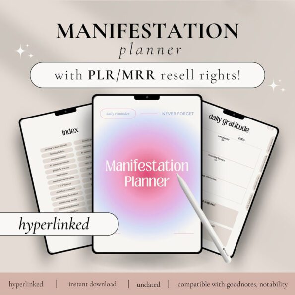 done for you manifestation planner 1