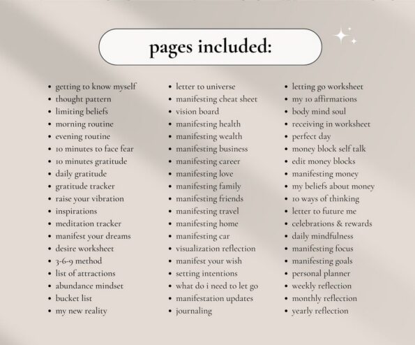done for you manifestation planner 4