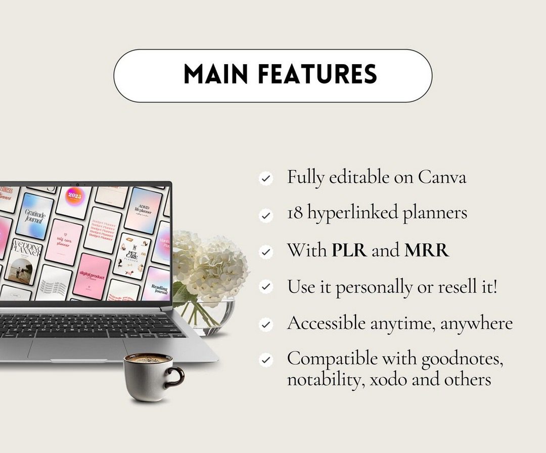 Done for You Ultimate Digital Planners Bundle with MRR/PLR - Ultimate ...