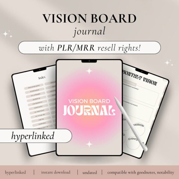 done for you vision board journal 1