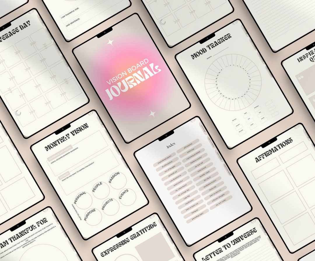 Done for You Vision Board Journal with MRR/PLR - Ultimate Coaching Kit