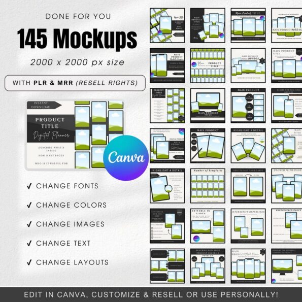 digital products listing mockups 3 4