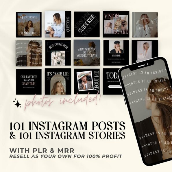 done for you 101 instagram post story templates 1