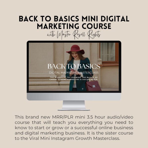 done for you back to basics course 2