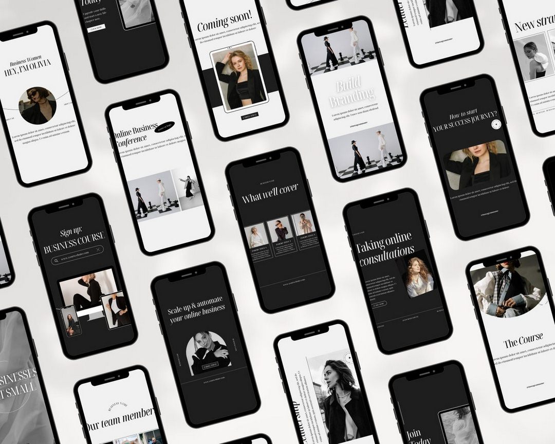 Done for You Black & White Instagram Post & Story Templates with MRR ...