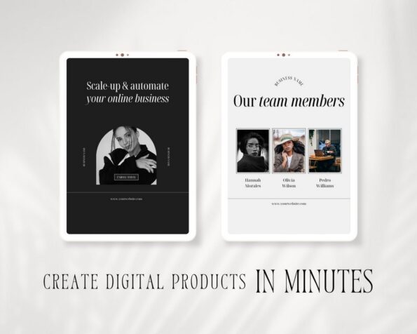 done for you black white instagram post story templates 6