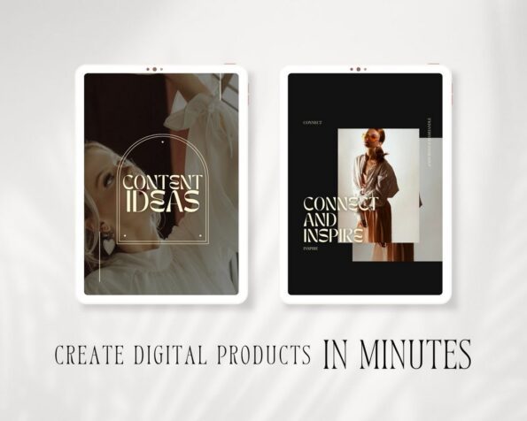 done for you dark aesthetic instagram post story templates 6