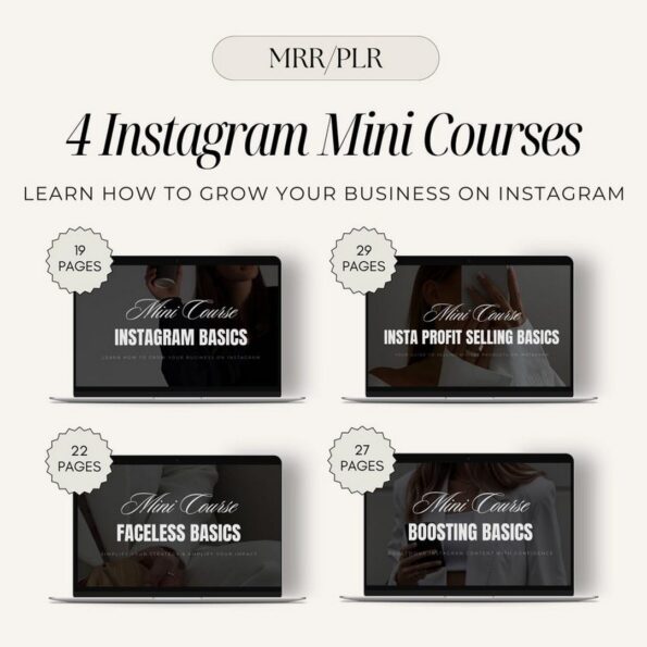 done for you instagram mini courses 1