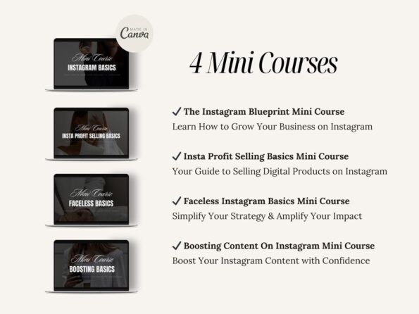 done for you instagram mini courses 2
