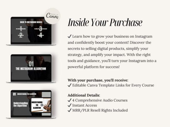 done for you instagram mini courses 3