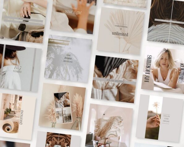 done for you lifestyle instagram post story templates 3