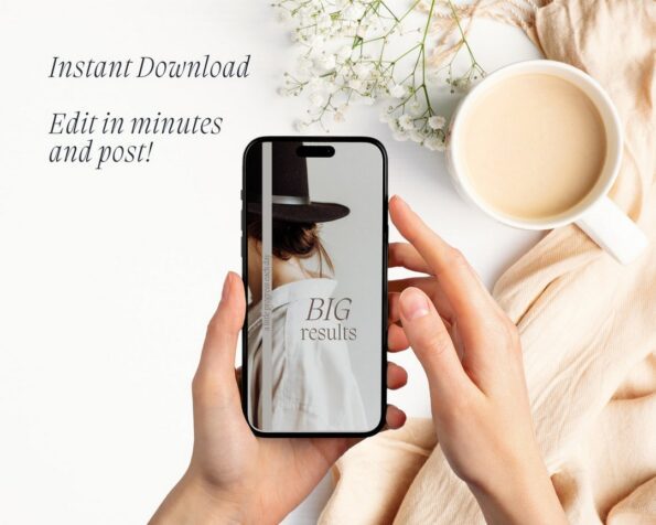 done for you lifestyle instagram post story templates 7