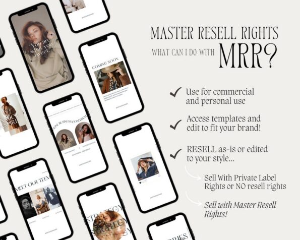 done for you light aesthetic instagram post story templates 8