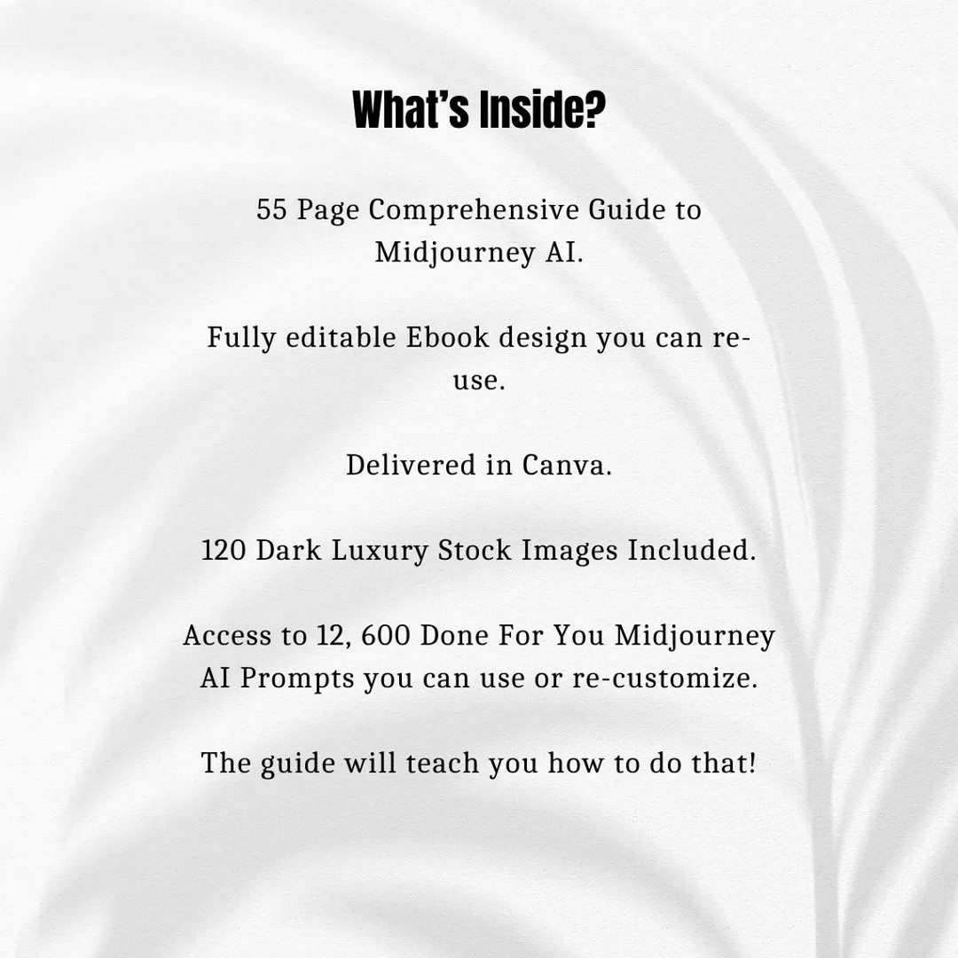 Done for You Midjourney AI Guide with MRR/PLR - Ultimate Coaching Kit