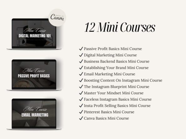 done for you mini courses bundle 3