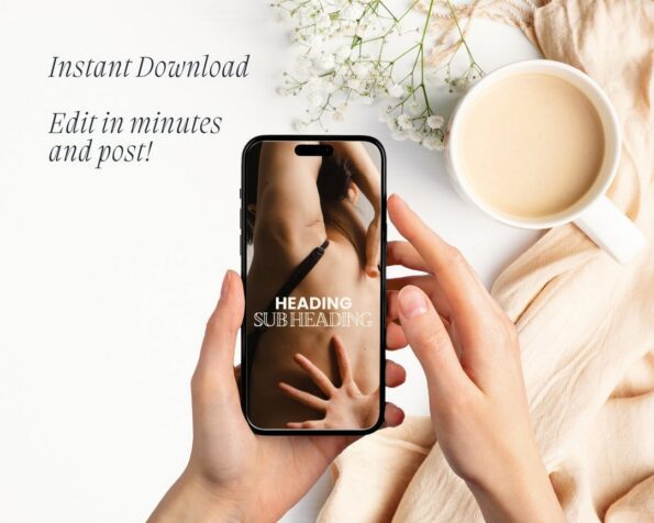 done for you modern aesthetic instagram post story templates 6