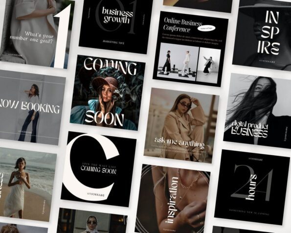 done for you modern simple instagram post story templates 3