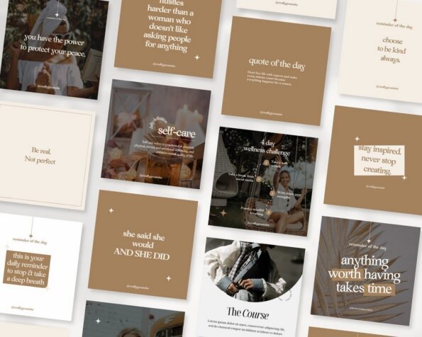 done for you retro instagram post story templates 4
