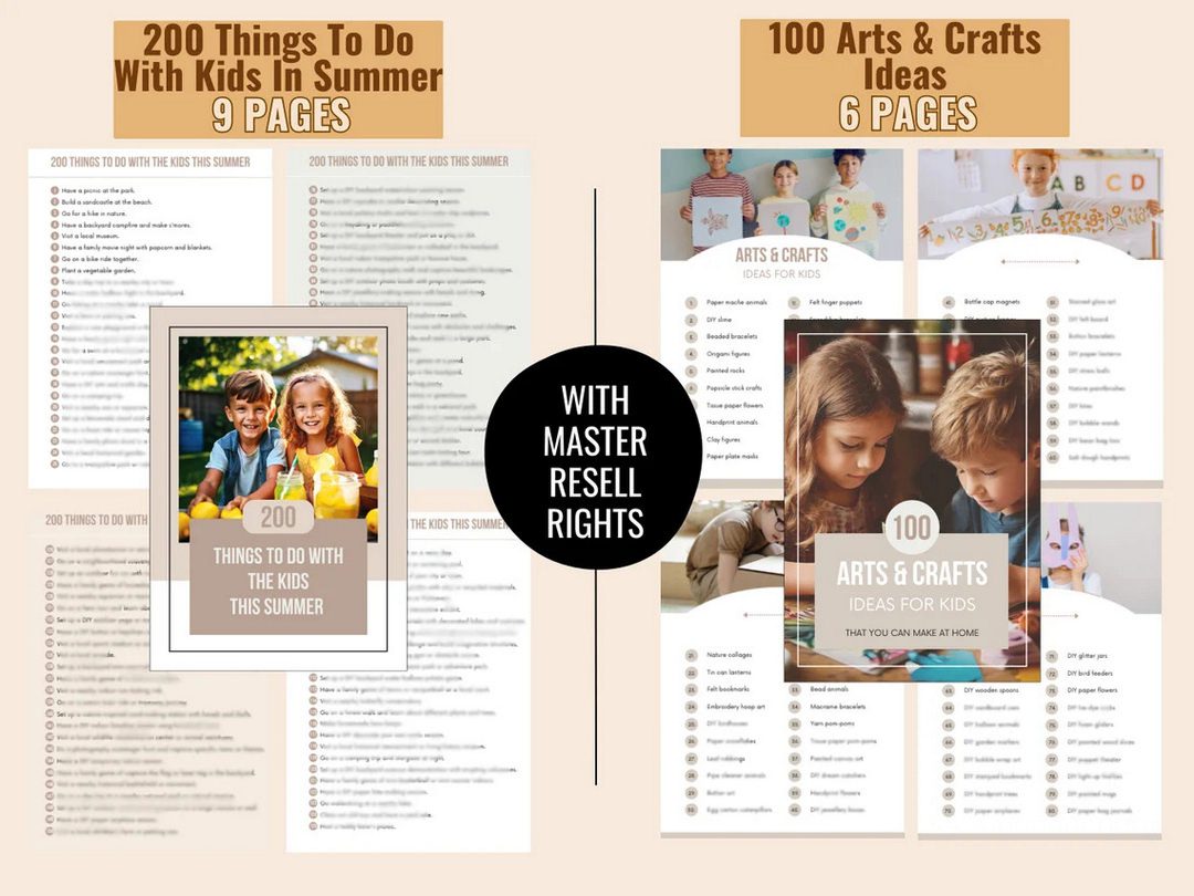 Done for You Ultimate Kids Activity Bundle with MRR/PLR - Ultimate ...
