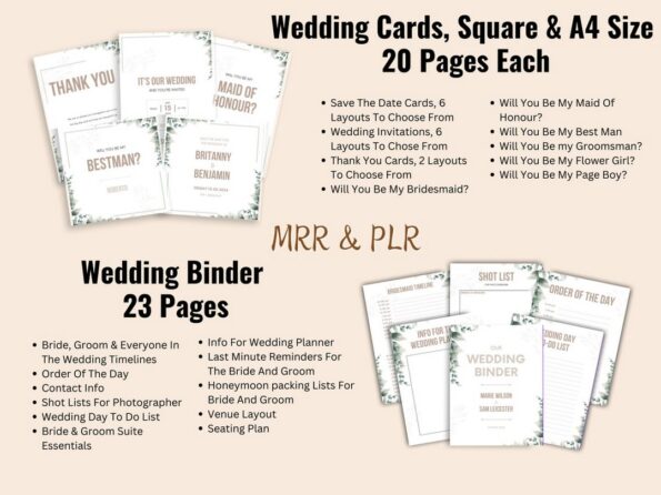 done for you wedding bundle 5